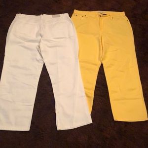 2 Tommy Hilfiger Capri Pants